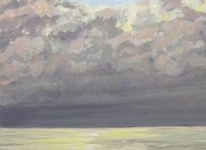 Havmaleri - Morgen Ballehage strand - Billedkunstner Odder Lars Stounberg