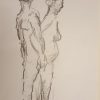 Croquis - kvinde og mand ryg mod ryg 2018 Lars Stounberg